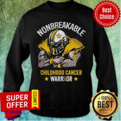 Nice Nonbreakable Childhood Cancer Awareness Stars Sweatshirt