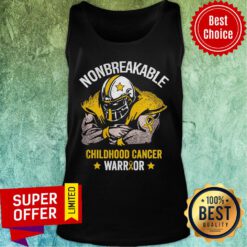 Nice Nonbreakable Childhood Cancer Awareness Stars Tank Top