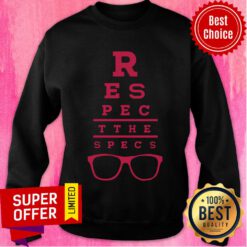 Nice Rodrigo Blankenship Merch Respect The Specs Eye Exam Sweatshirt