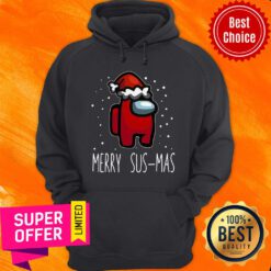 Nice Santa Red Among Us Merry Sus-Mas Christmas Hoodie