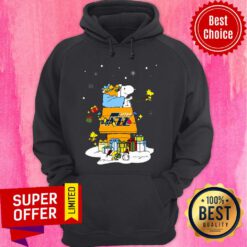 Nice Utah Jazz Santa Snoopy Wish You A Merry Christmas Hoodie