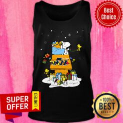 Nice Utah Jazz Santa Snoopy Wish You A Merry Christmas Tank Top