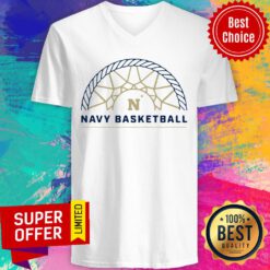 Nice Virtual Midnight Madness Navy Basketball V-neck
