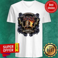 Official AC DC Hells Bells V-neck