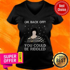 Official Nessa Oh Back Of You Could Riddled Christmas V-neck