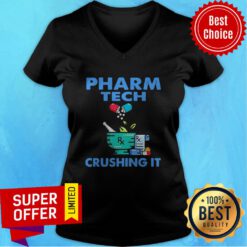Official Pharm Tech Crushing It V-neck
