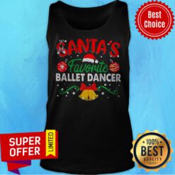 Official Santa’s Favorite Ballet Dancer Tank Top