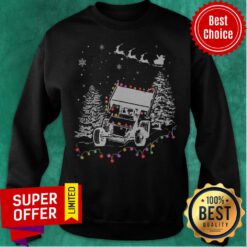 Official Winged Sprint Cars With Tree Christmas Lights Sweatshirt