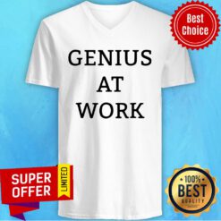 Premium Genius At Work V-neck