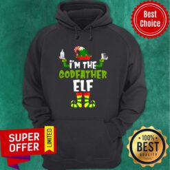Premium I'm The Godfather Elf Quarantine Matching Christmas Hoodie