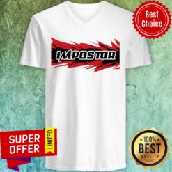 Premium Impostor Jordan 4 Fire Red V-neck