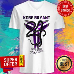 Premium Kobe Bryant 1978 2020 Signature V-neck