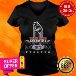 Premium Los Angeles Dodgers 2020 World Champions V-neck