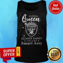 Premium Raiders Queen Raiders Classy Sassy And A Bit Smart Assy Tank Top