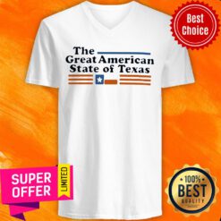 Premium The great American State Of Texas V-neck