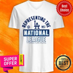 Representing The Los Angeles National League 2020 National League Champions V-neck