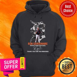 Ron Gardenhire Detroit Tigers 2018-2020 Thank You For The Memories Signature Hoodie