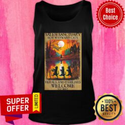 Salem Sanctuary For Wayward Cats Ferals And Familiars Welcome Est 1692 Tank Top