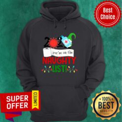 Top 2020 You’re On The Naughty Lit Christmas Hoodie
