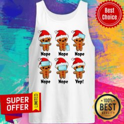 Top Gingerbread Man Face Mask Christmas Cover Your Nose 2020 Tank Top