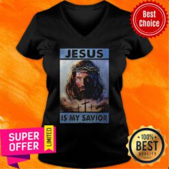 Top Jesus Is My Savior V-neck