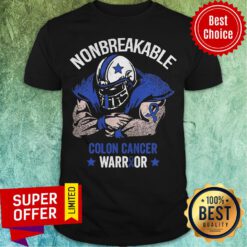 Top Nonbreakable Colon Cancer Awareness Stars Shirt