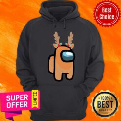 Top Reindeer Among Us Christmas Hoodie
