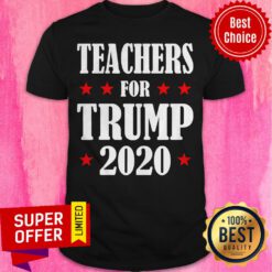 Top Teachers Vote For Donald Trump 2020 Shirt