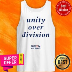 Top Unity Over Division Biden Harris 2020 Tank Top