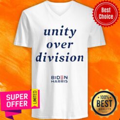 Top Unity Over Division Biden Harris 2020 V-neck
