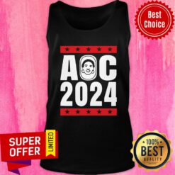 Awesome Aoc Ocasio Cortez Aoc See Through Stars Tank top