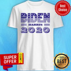 Awesome Biden Harris 2020 American Flag Blue Election Voted President Shirt