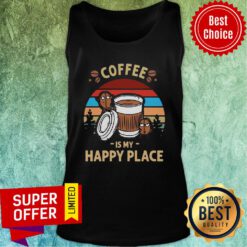 Awesome Coffee Is My Happy Place Vintage Retro Tank top