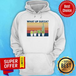 Awesome Gardening What Up Succa Vintage Retro Hoodie