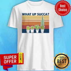 Awesome Gardening What Up Succa Vintage Retro Shirt