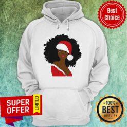 Awesome Merry Christmas Santa Black Girl Hoodie