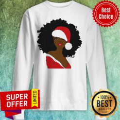 Awesome Merry Christmas Santa Black Girl Sweatshirt