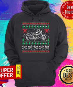 Awesome Motorcycle Biker Ugly Christmas Hoodie