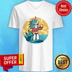 Awesome Paddleboard Unicorn V-neck