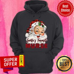 Awesome Santa's Claus Favorite Nurse Christmas Hoodie