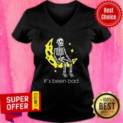 Awesome Skull It’s Been Bad V-neck