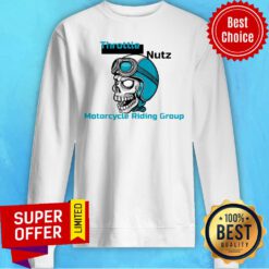 Awesome Skull Wearing A Helmet With Goggles Sweatshirt