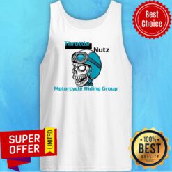Awesome Skull Wearing A Helmet With Goggles Tank Top