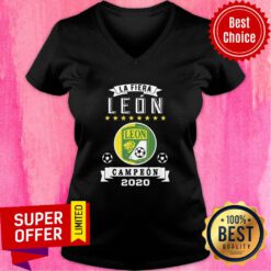Club Leon Campeon 2020 Futbol Mexicano La Fiera V-neck
