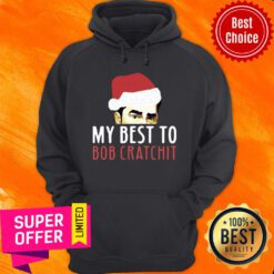 David Rose Santa My Best To Bob Cratchit Christmas Hoodie