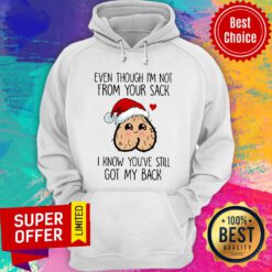Even Though I'm Not From Your Sack I Know You've Still Got My Back Christmas Hoodie