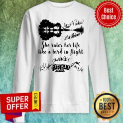 Fleetwood Mac She Rules Her Life Like A Bird In Flight Signatures Sweatshirt