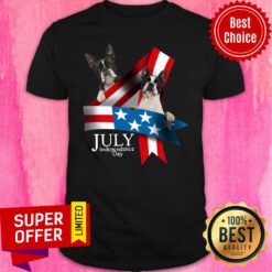 French Bulldog 4 Of July Independence Day American Flag Shirt