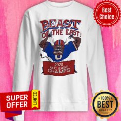 Funny Beast Of The East 2020 AFC East Champs Sweatshirt