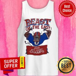 Funny Beast Of The East 2020 AFC East Champs Tank Top